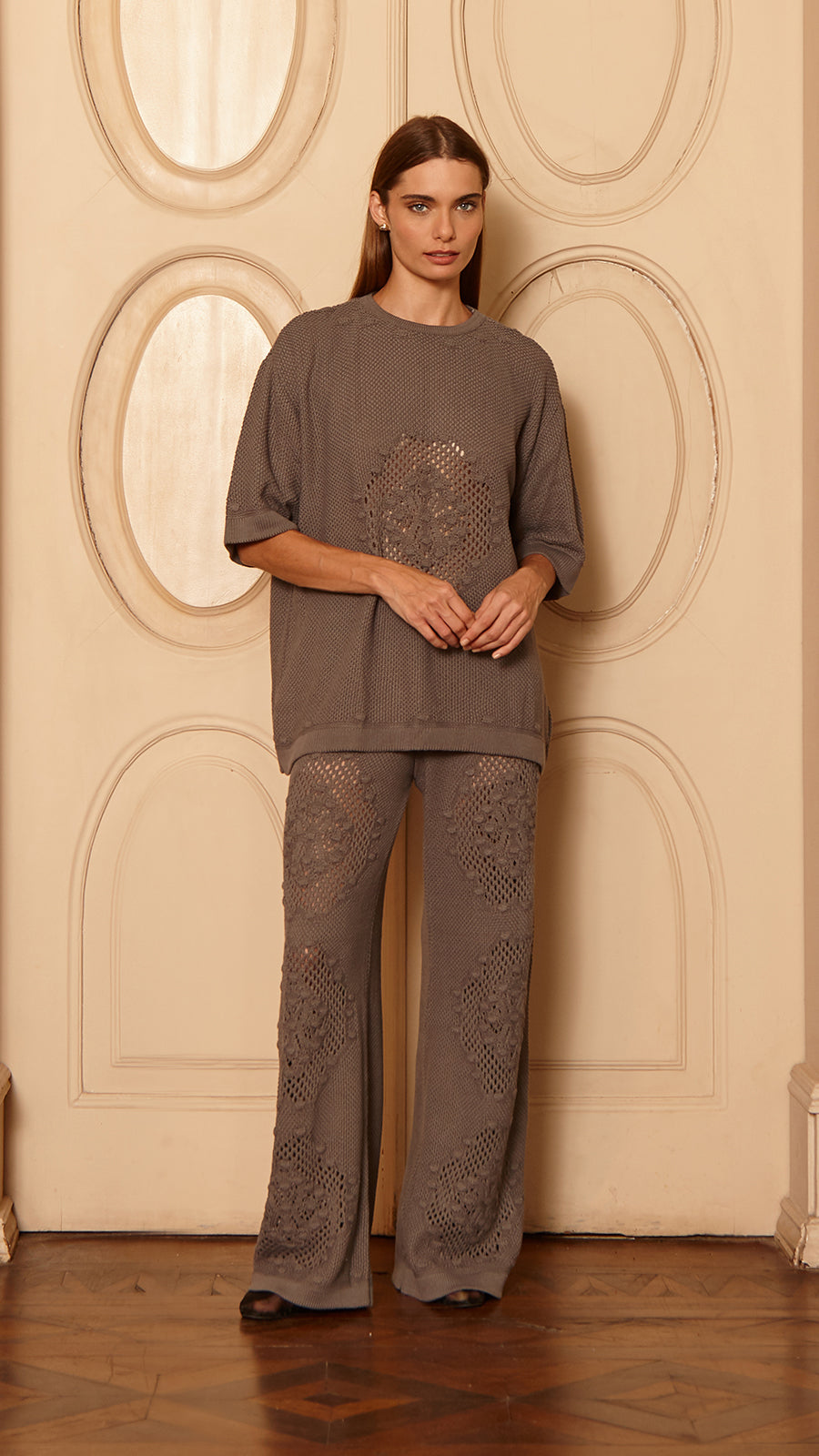 blusa azulejos grafite