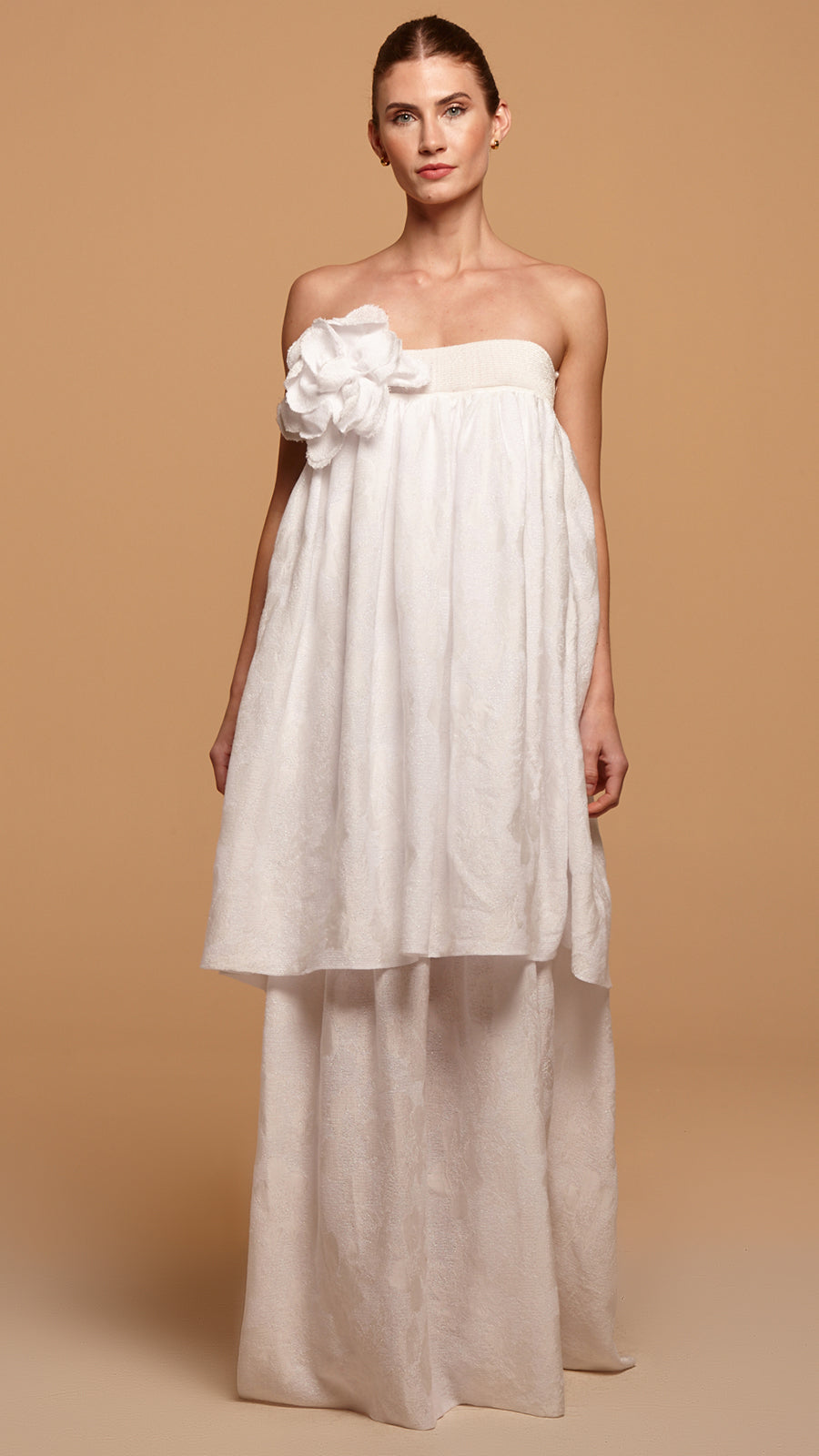 vestido longo duplo jasmin off