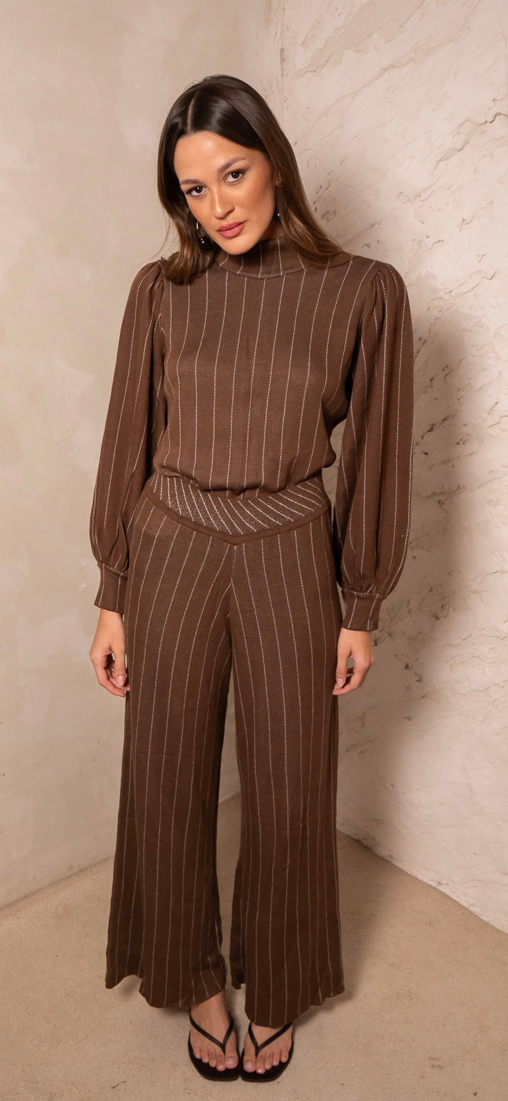 camisa risca de giz