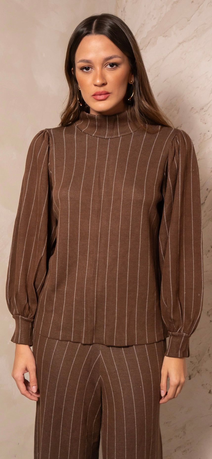 camisa risca de giz