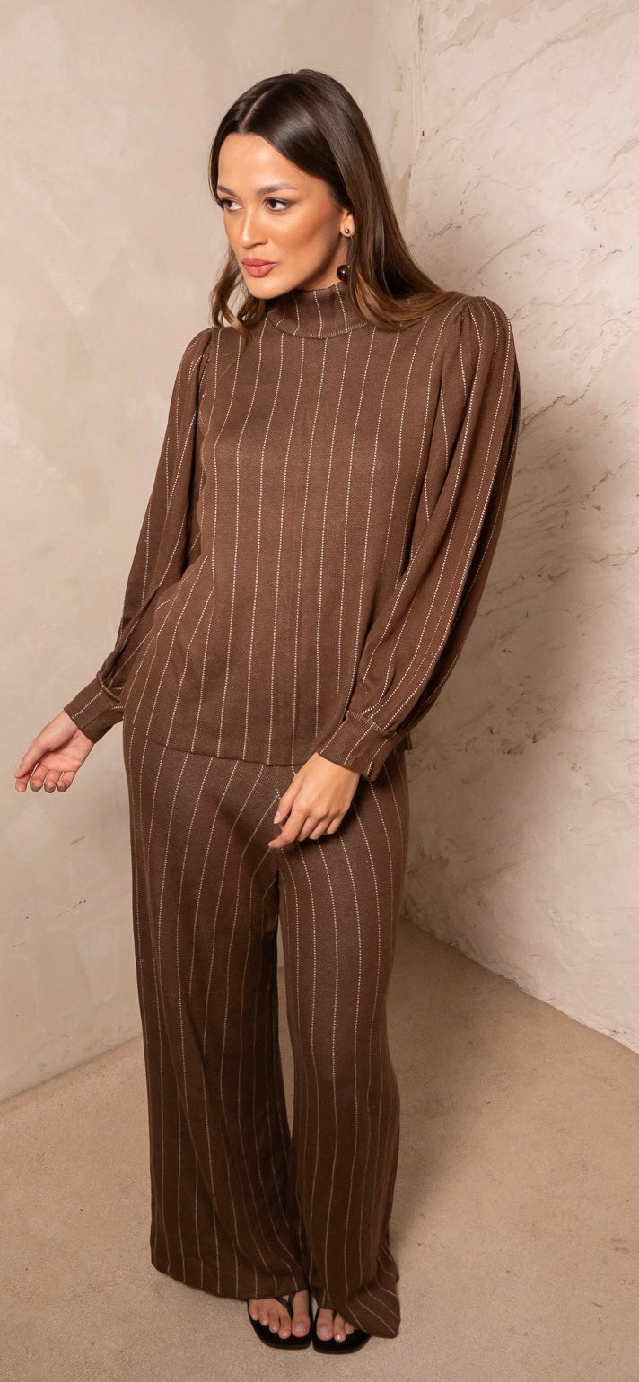camisa risca de giz